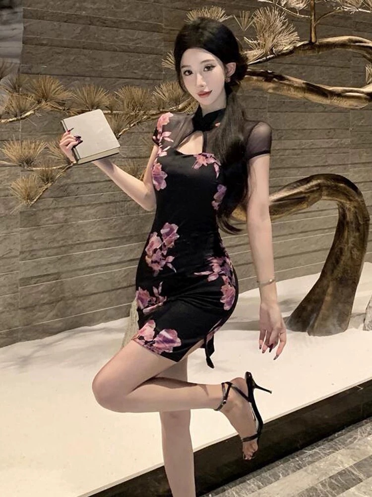 Bottle service qipao dress Q204 images